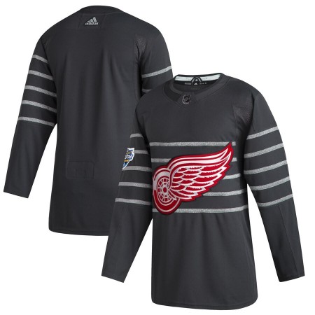 Detroit Red Wings Blank Grijs Adidas 2020 NHL All-Star Authentic Shirt - Mannen